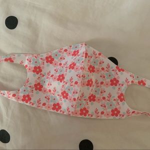 💙 Pink Flower Print Face Mask